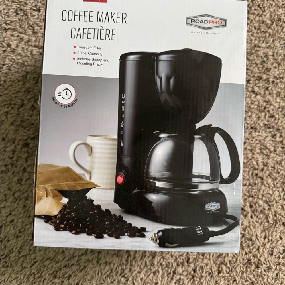 Black Coffee Maker